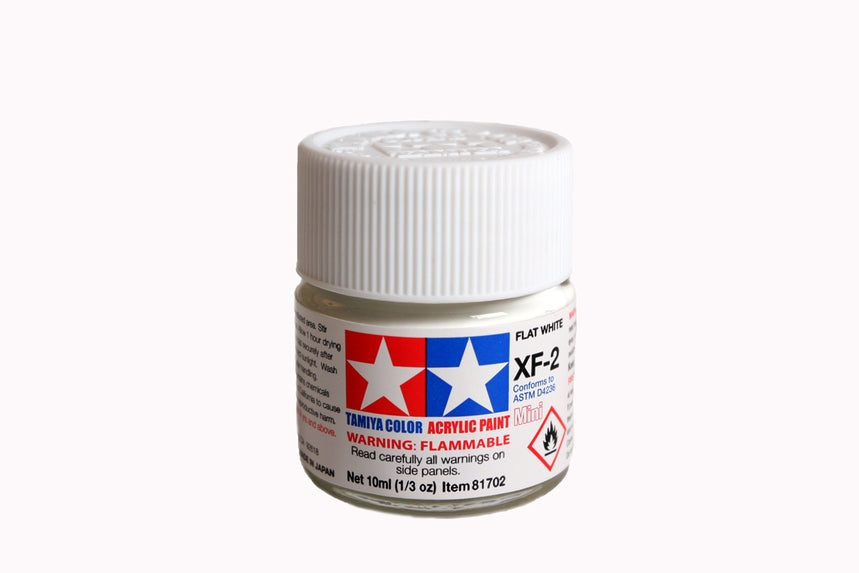 Tamiya 81702 XF-2 FLAT WHITE ACRYLIC MINI