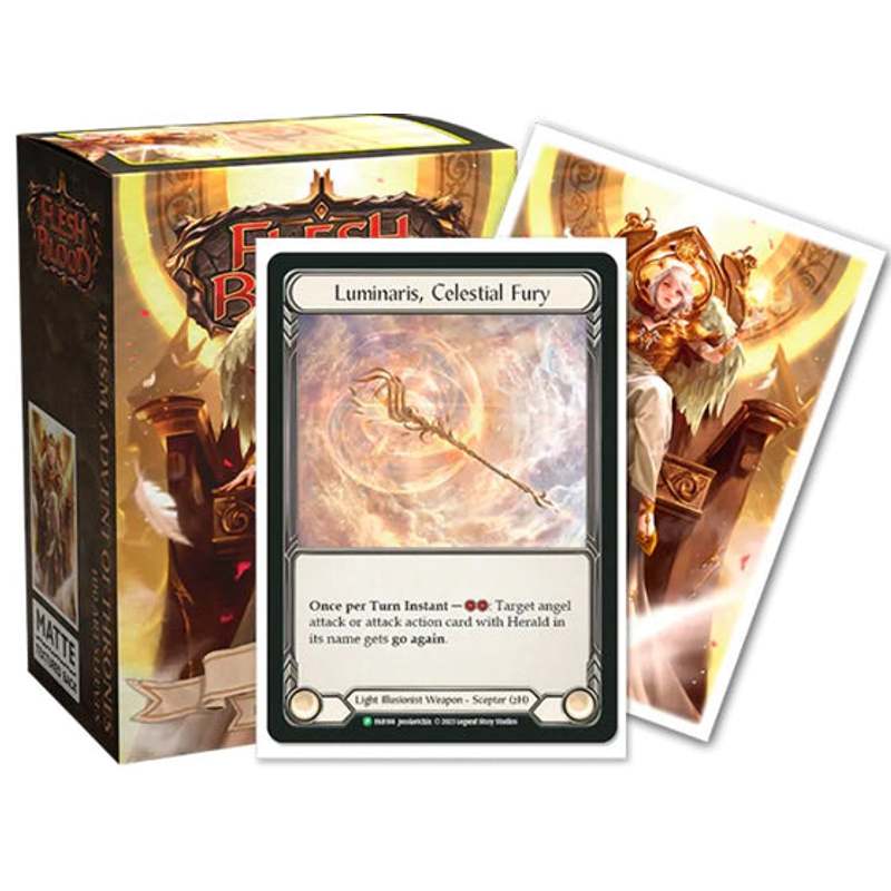 Protège-cartes Flesh and Blood (100 unités) : Art mat - Prism Advent of Thrones