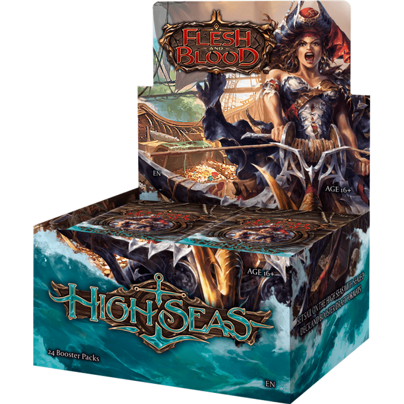 Flesh and Blood High Seas Booster Box with 24 packs and Treasure Pack
