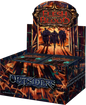 Sealed French edition Flesh and Blood Outsiders booster box display showing authentic Legend Story Studios wrap