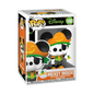 Funko Pop! Disney number 1486 Mickey Mouse wearing a festive orange Halloween pumpkin hat, ready for trick-or-treating.