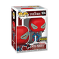 Funko Pop! Marvel number 974 Peter Parker in his high-tech Velocity Suit from the Spider-Man 2 video game, featuring the silver Special Edition sticker on the window display box.