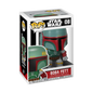 Funko Pop! Star Wars number 08 Boba Fett vinyl bobble-head, featuring the iconic bounty hunter in his classic green and brown Mandalorian armor.