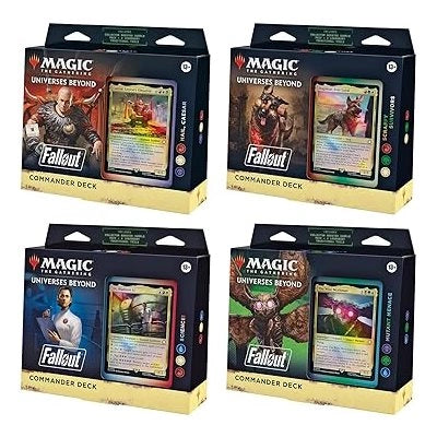 Magic: The Gathering Fallout Commander Deck - 100 Cards + Collector Booster Sample | English