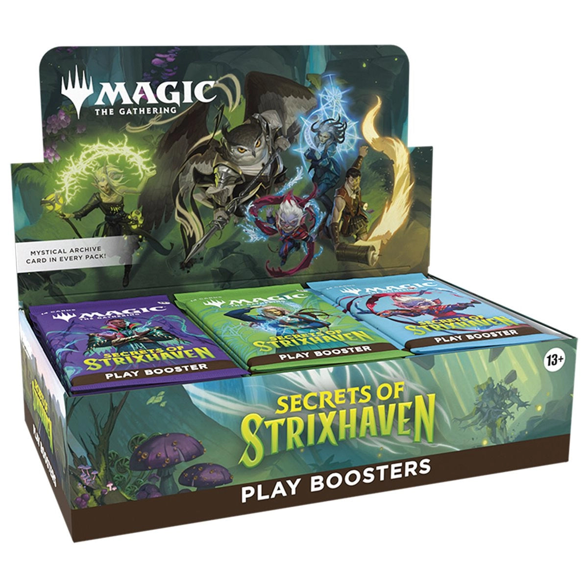 Magic: The Gathering Secrets of Strixhaven Play Booster Box - 30 Packs