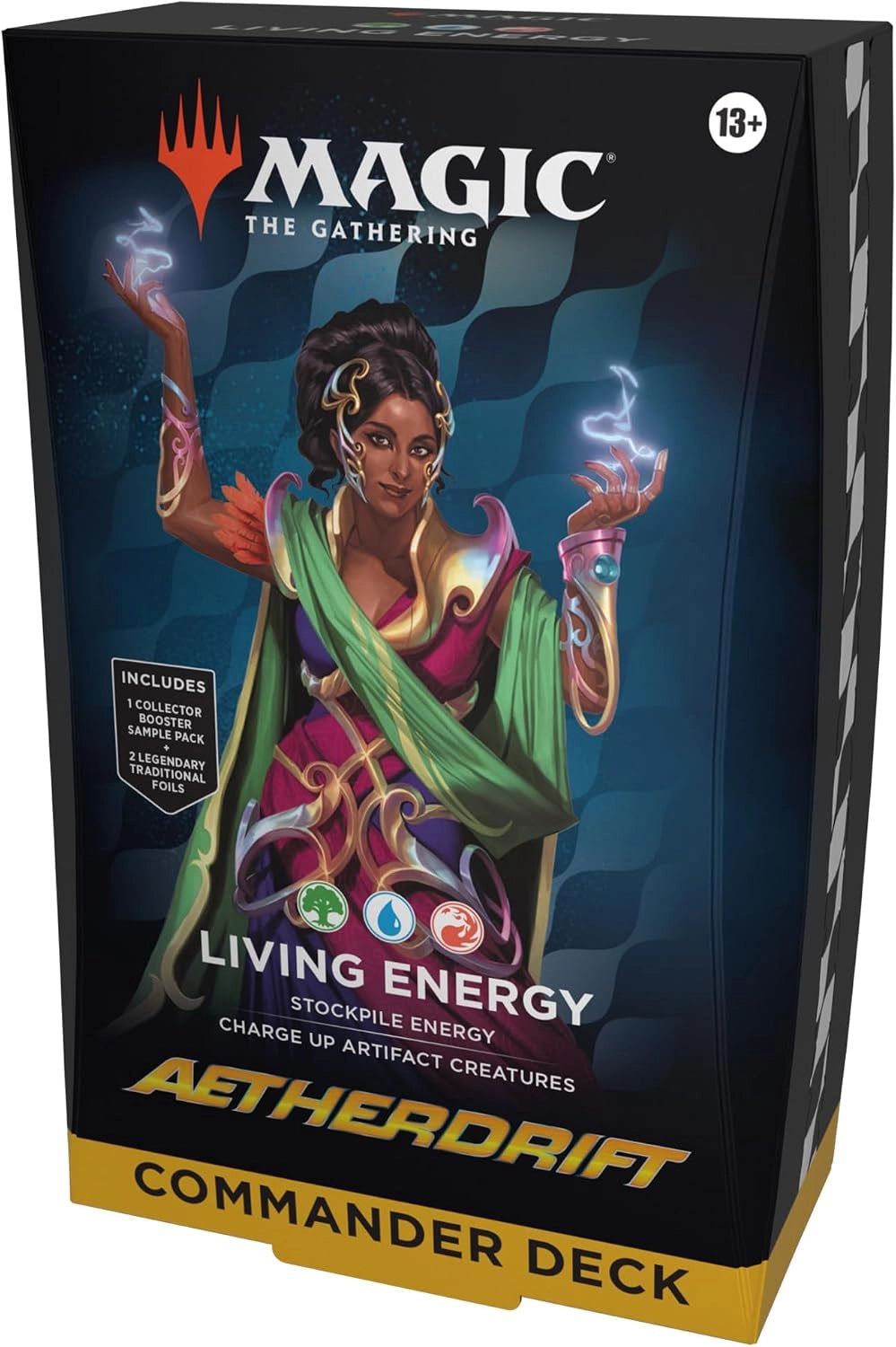 Wizards of the Coast MTG Aetherdrift Commander Deck Living Energy