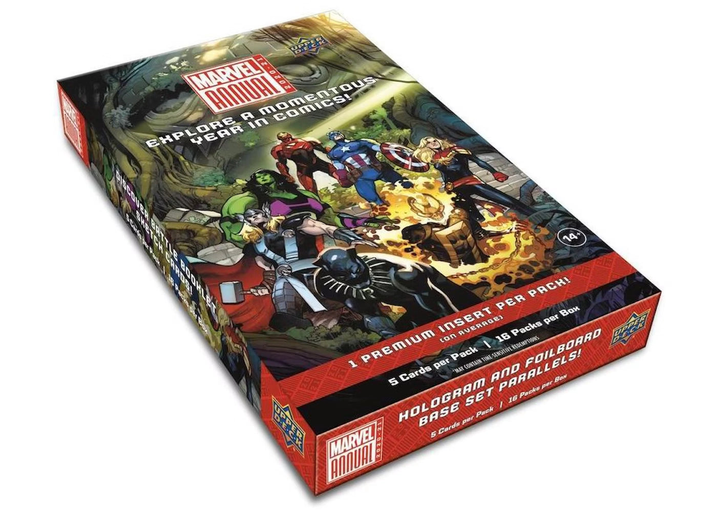 Upper Deck Marvel Annual 2020-21 Hobby Box with 16 packs