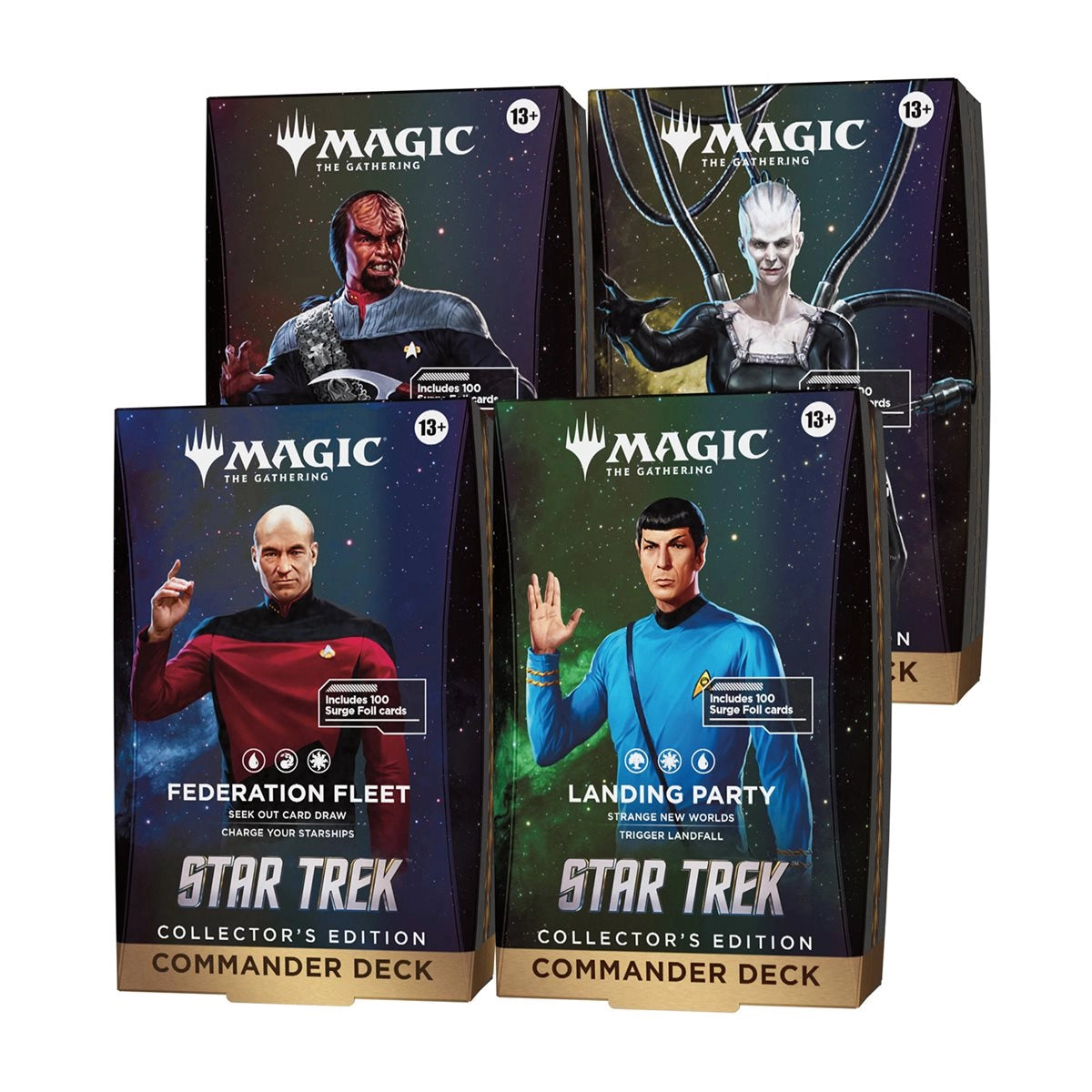 Magic: The Gathering Star Trek Collector¡¯s Edition Commander Decks - Set of 4