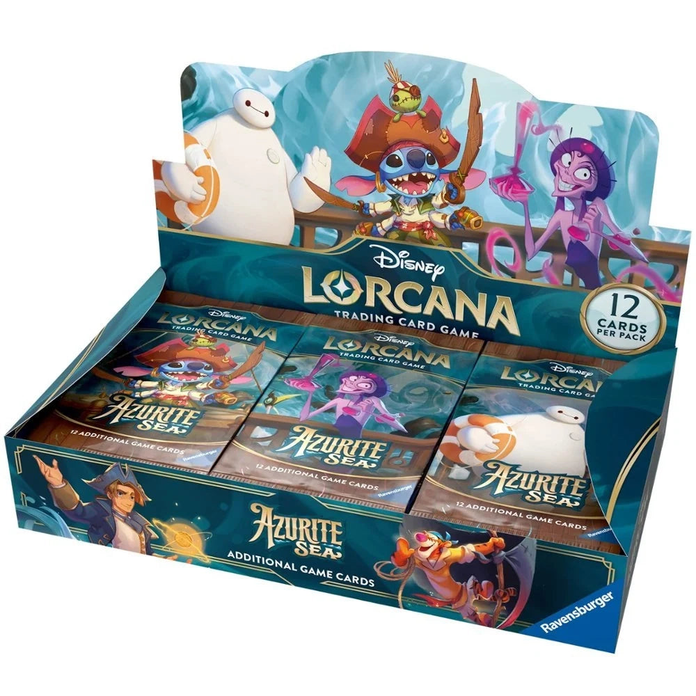 Disney Lorcana TCG: Azurite Sea Booster Box - 24 Packs
