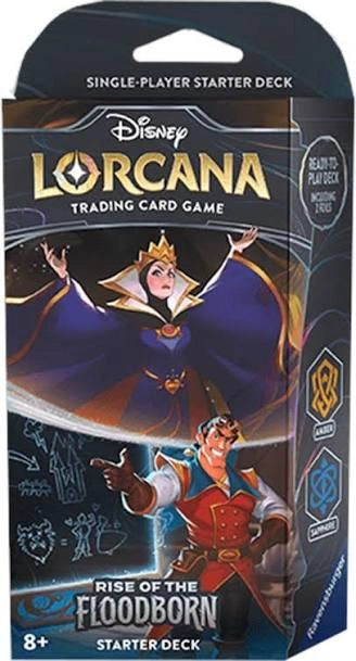 Disney Lorcana TCG: Rise of the Floodborn Starter Deck - Amber & Sapphire