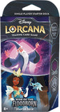 Disney Lorcana TCG: Rise of the Floodborn Starter Deck - Amethyst & Steel