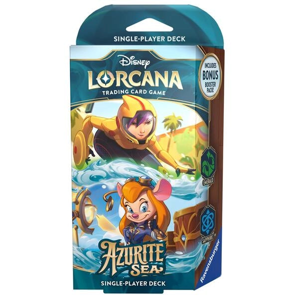 Disney Lorcana TCG: Azurite Sea Starter Deck - Emerald & Sapphire