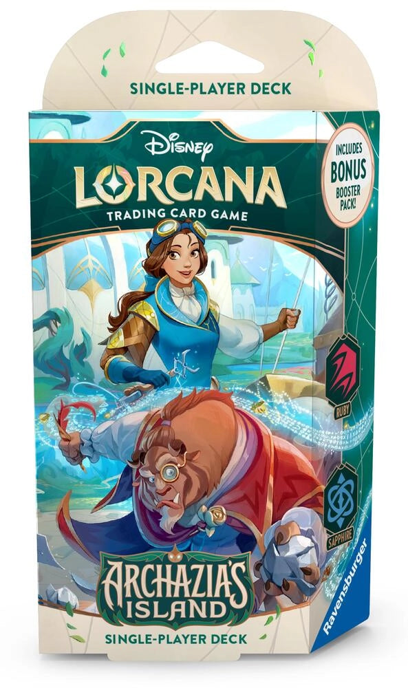 Disney Lorcana TCG: Archazia's Island Starter Deck - Ruby & Sapphire