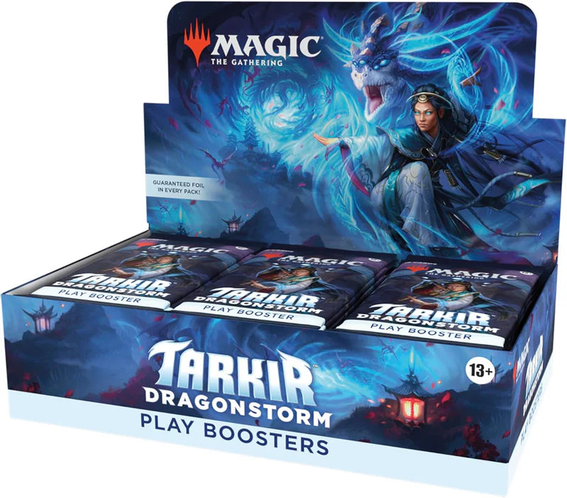 Magic The Gathering Tarkir Dragonstorm Play Booster Display English with 30 booster packs

