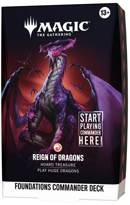 Magic: The Gathering Foundations Commander Deck with 5 available themes