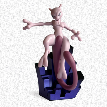 Sculpted Mewtwo figure from Pokémon TCG 30th Celebration Figure Collection