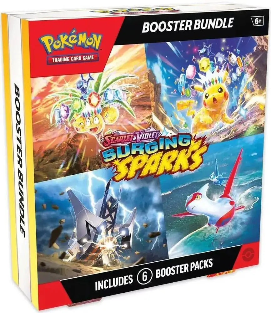 Surging Sparks Booster Bundle (Retail) 6 Pokémon TCG: Scarlet & Violet Surging Sparks booster packs 