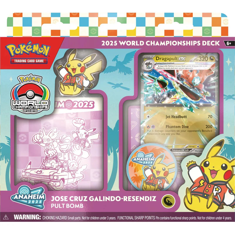 Jose Cruz Galindo-Resendiz Pult Bomb Junior Finalist deck from the 2025 Pokémon TCG World Championships.