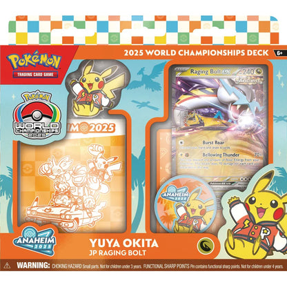 Yuka Okita JP Raging Bolt Junior Champion deck from the 2025 Pokémon TCG World Championships in Anaheim.