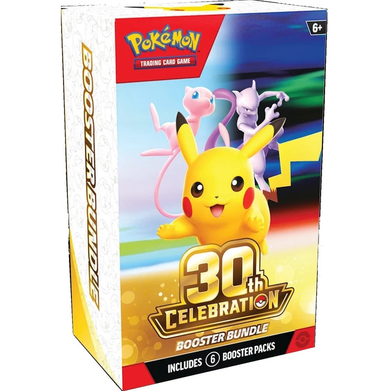 Pokémon TCG 30th Celebration Booster Bundle with 6 booster packs