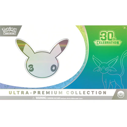 Pokémon TCG 30th Celebration Day Ultra-Premium Collection with Pikachu ex and Espeon ex