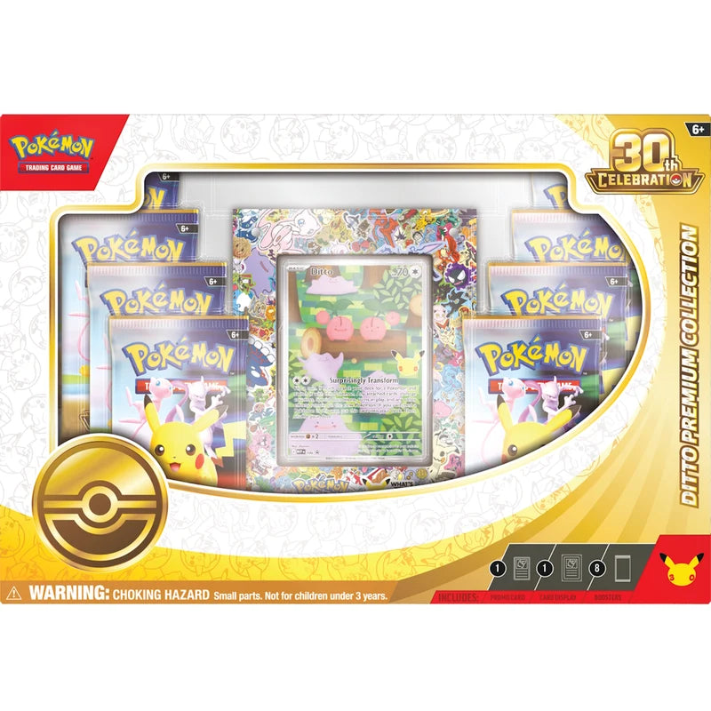 Pokémon TCG 30th Celebration Ditto Premium Collection with Ditto promo and acrylic display