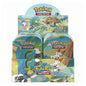 Pokémon TCG Galar Pals Mini Tin Display Box containing 10 factory-sealed mini tins with 20 booster packs and combinable art cards.

