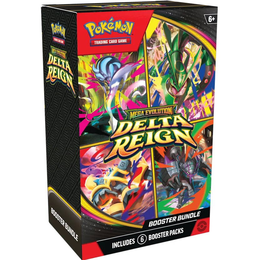 Pokémon TCG Mega Evolution Delta Reign Booster Bundle with 6 booster packs