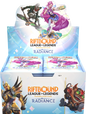 Riftbound League of Legends Radiance Booster Box with 24 packs and 14 cards per pack