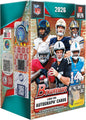 2026 Topps Bowman Football Value Box with 6 packs and 60 NFL and college football trading cards