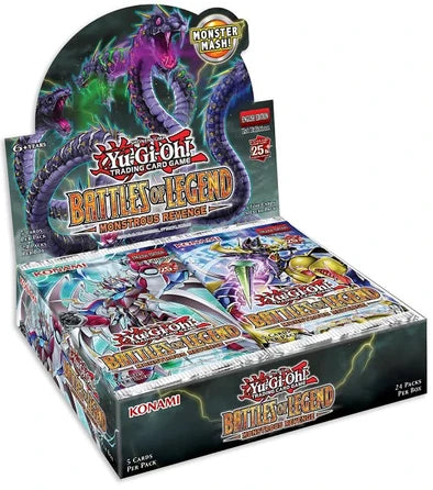 Yu-Gi-Oh! TCG Battles of Legend Monstrous Revenge Booster Box with 24 all-foil booster packs