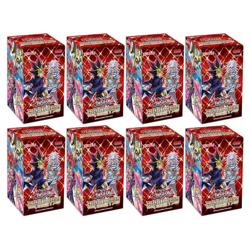 Yu-Gi-Oh! TCG Legendary Duelists Season 3 1st Edition sealed Display Box containing 8 Mini-Boxes with Dorm-color Ultra Rares and collectible dice