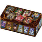 Yu-Gi-Oh! 25th Anniversary Tin Dueling Heroes sealed tin packaging, gold foil design, collector's item